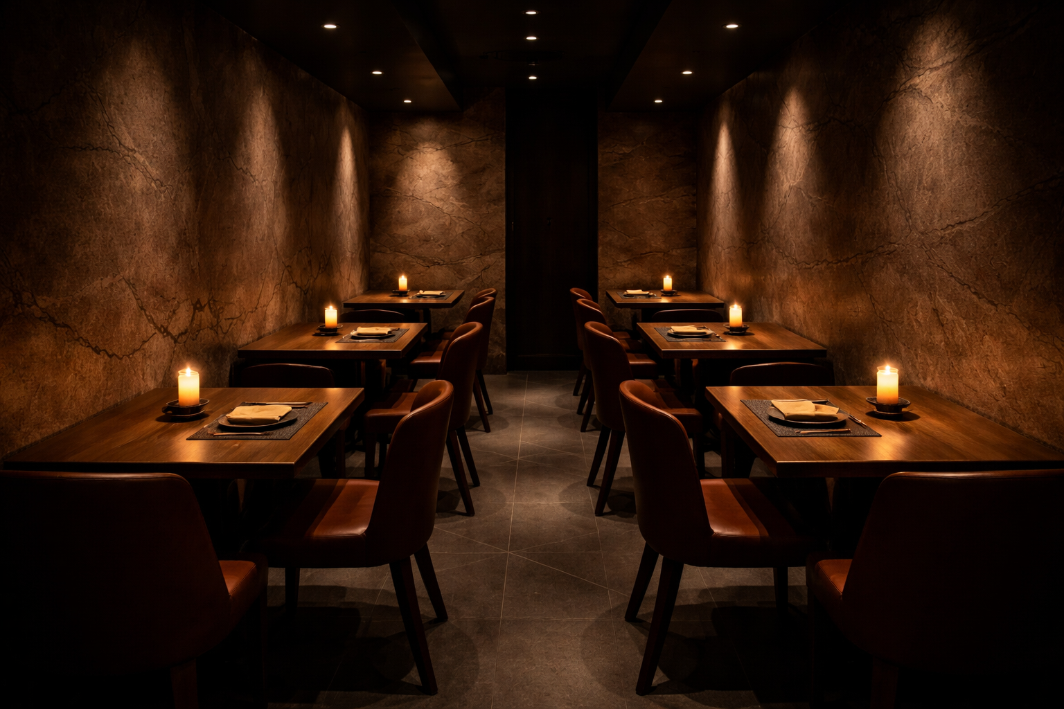 La salle principale intime d'Umami Protocol