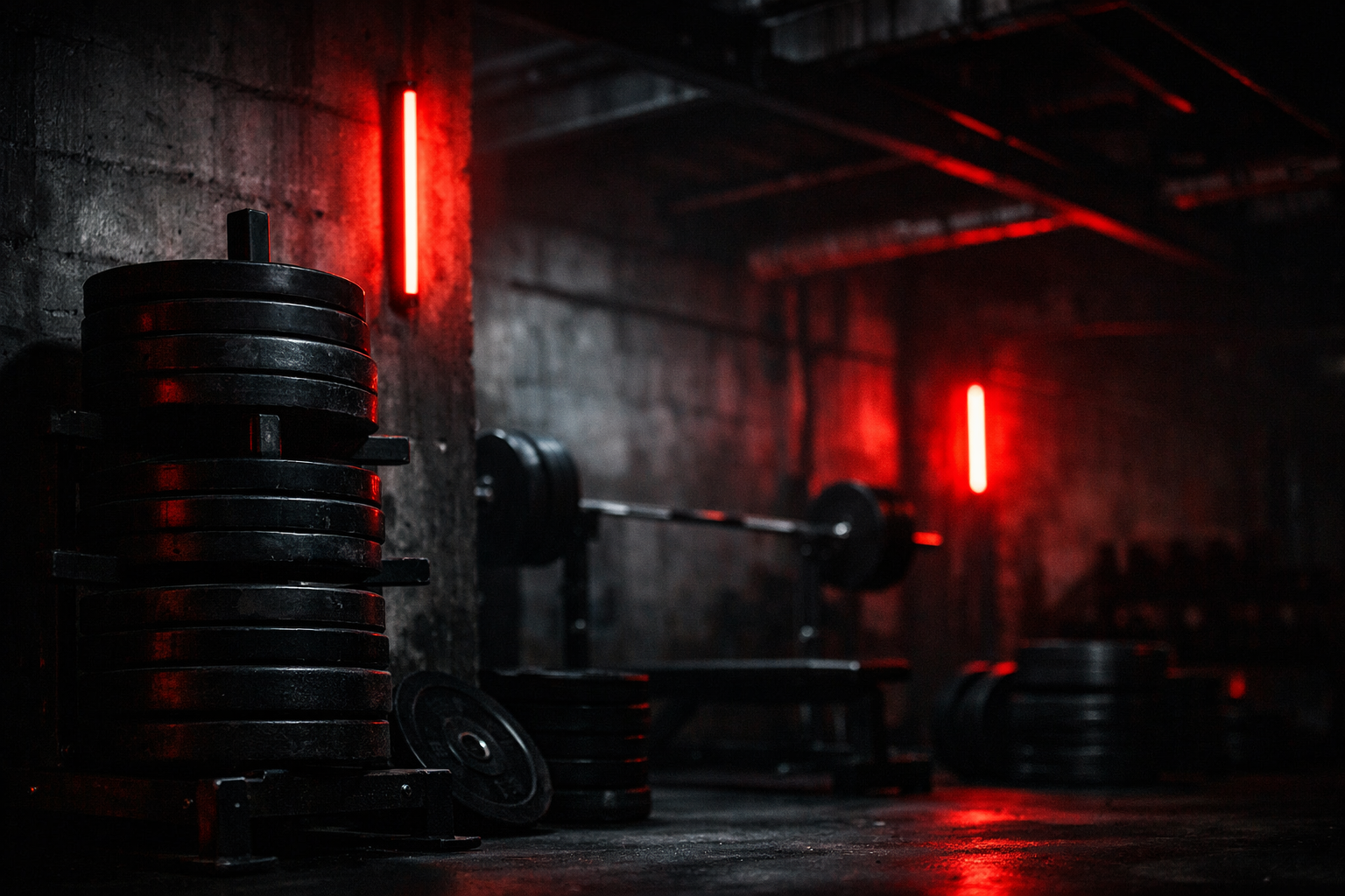 Salle Iron District — ambiance industrielle